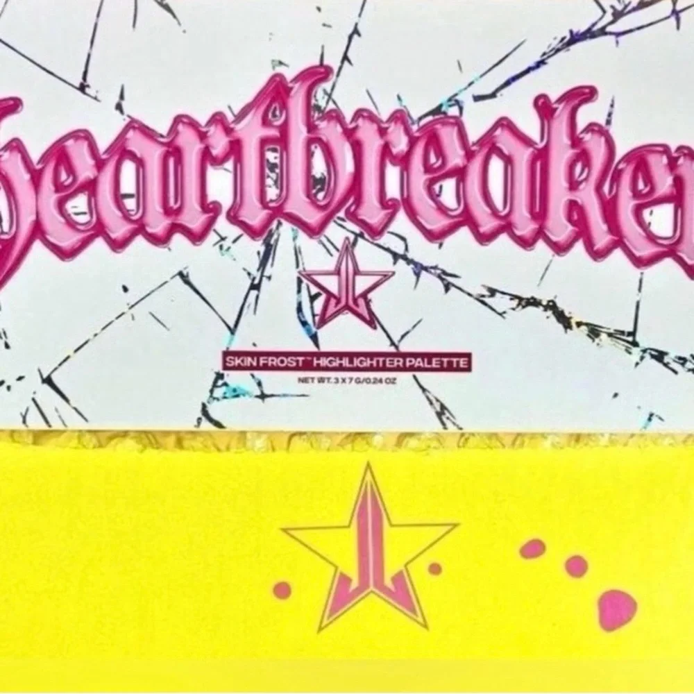 💔 Jeffree Star Cosmetics “Heartbreaker” Skin Frost Highlighter Palette 💔
